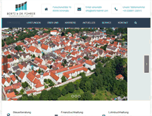 Tablet Screenshot of bortz-fuehrer.com